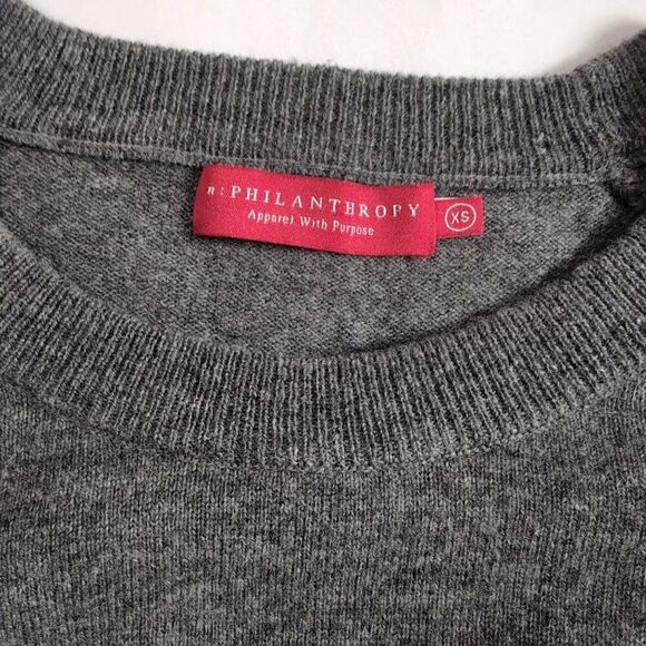 n:PHILANTHROPY Joelle Elbow Cutout Wool/Cashmere Sweater - Picture 9 of 10